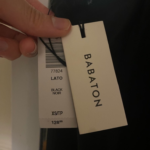 Aritzia Babaton Lato Dress XS Black - Picture 3 of 5